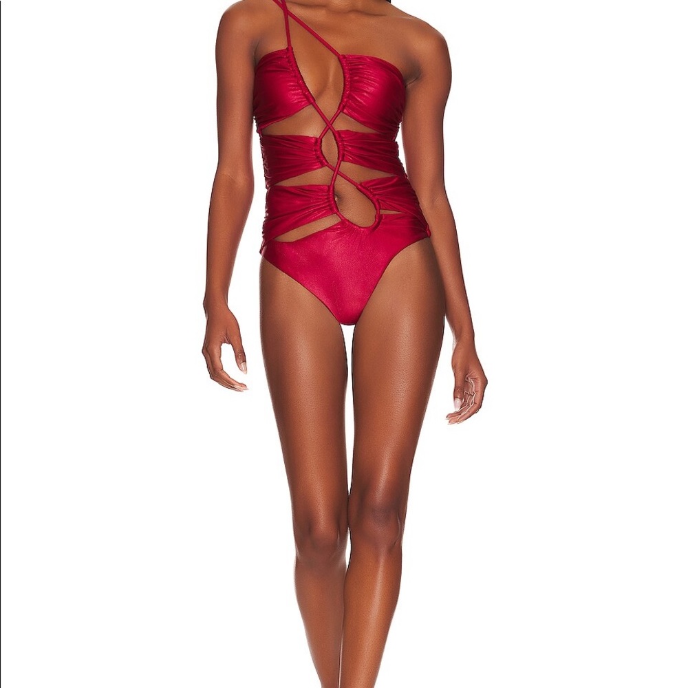 Waverly One Piece in Ruby DEVON WINDSOR